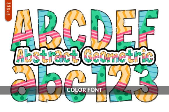 Abstract Geometric: A Playful Font for Creative Branding