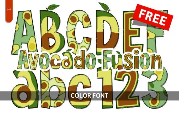 Avocado Fusion: A Playful Font for Digital Branding