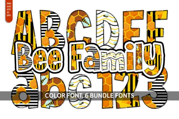 Bee Family: A Playful Font for Editorial Design
