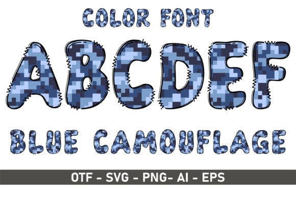 Blue Camouflage