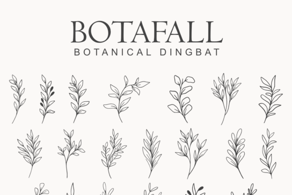 Botafall: The Font That Adds Botanical Flair to Your Campaigns