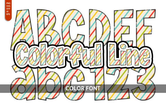 Colorful Line: The Font That Brings Your Campaign to Life