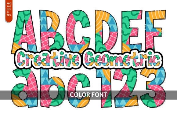 Creative Geometric: A Font for Playful Digital Design