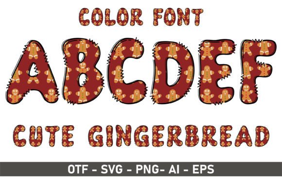 Cute Gingerbread: A Playful Font for Creative Branding