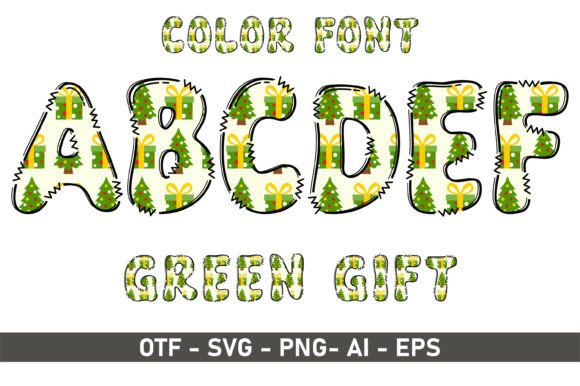 Green Gift: A Playful Font for Creative Branding