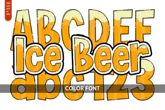 Ice Beer Font: A Creative Tool for Handmade Crafters