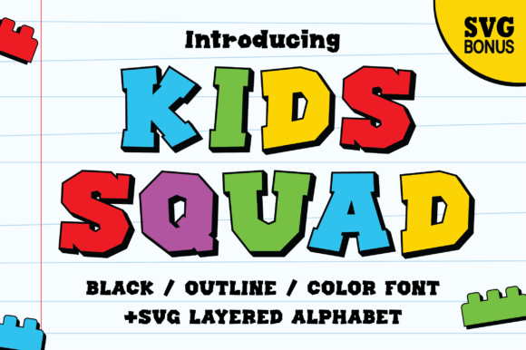 Kids Squad Font: A Fun Addition to Branding Projects