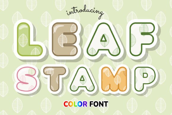 Leaf Stamp: A Font That Breathes Life into Every Craft