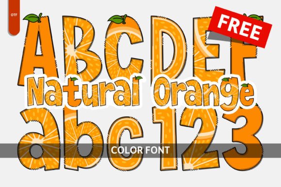 Natural Orange: A Font for Playful and Artistic Design
