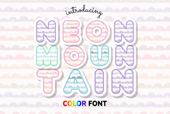 Neon Mountain: A Font for Bold Editorial Design
