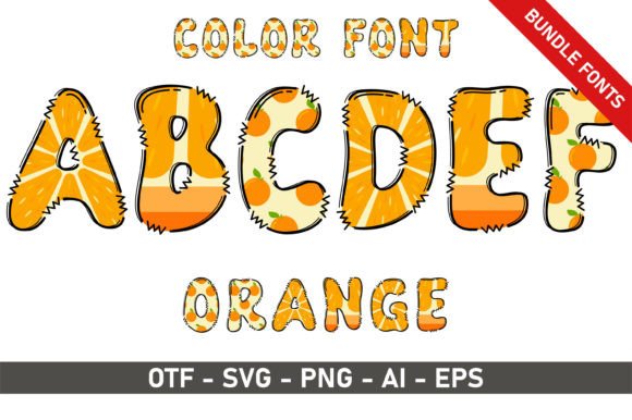 Orange Bundle: The Font That Adds Playfulness to Your Campaigns