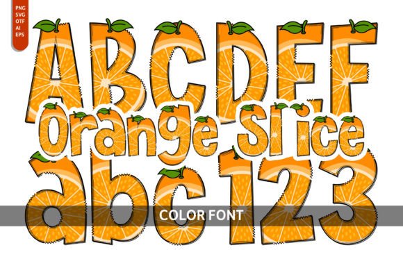 Orange Slice: A Playful Font for Editorial Design
