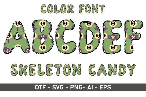 Skeleton Candy: A Playful Font for Creative Campaigns