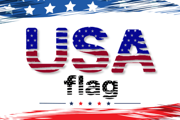 Usa Flag: A Bold Display Font for Dynamic Digital Campaigns