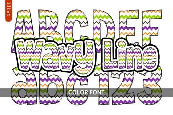 Wavy Line: A Font That Adds Playful Charm to Your Creations