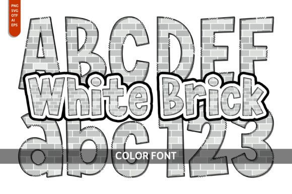 White Brick: A Playful Font for Creative Campaigns